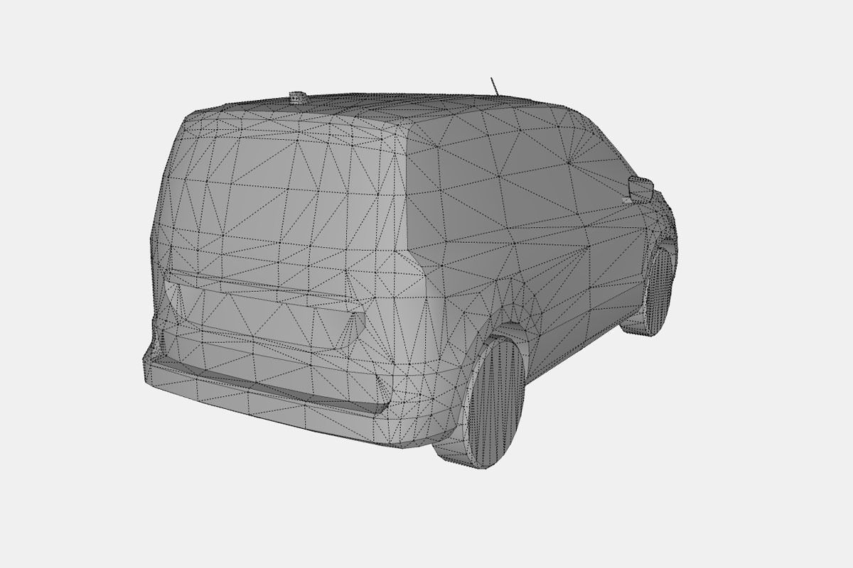 Renault Kangoo van 2021 Low-poly 3D model_19