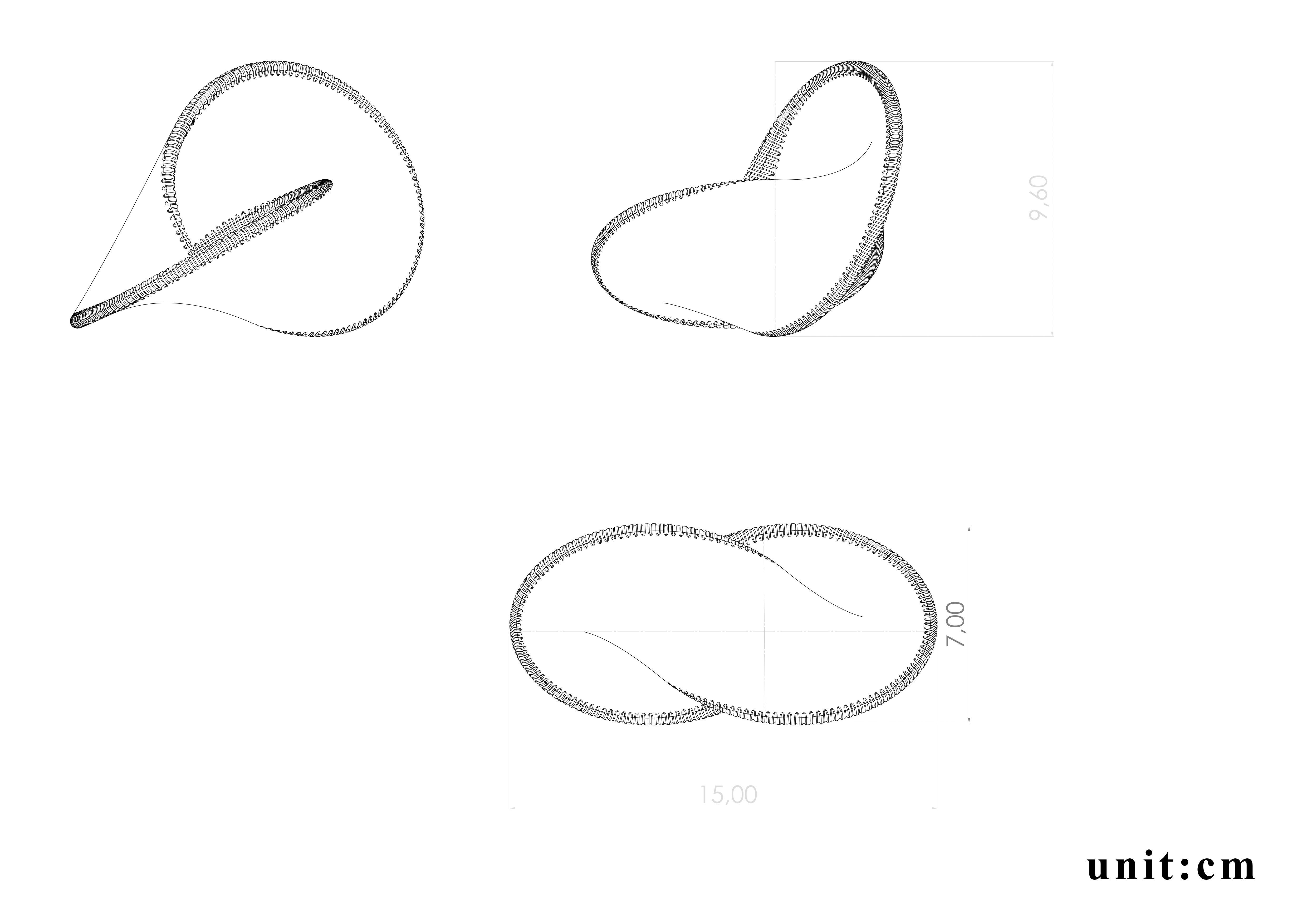 hexelb ring in shape of spiral 3D print model_6