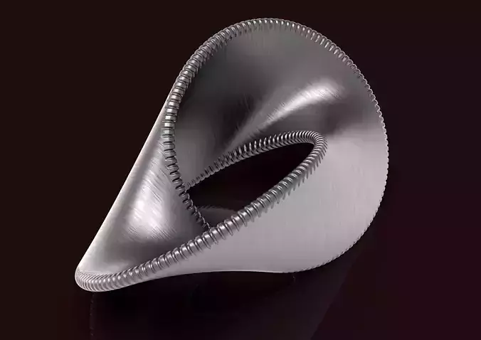 hexelb ring in shape of spiral 3D print model