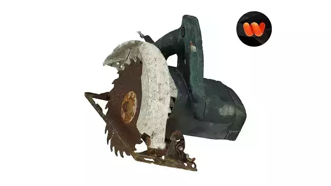 Rusty Circular Saw Raw Scanned
