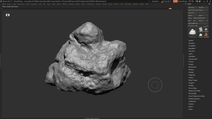 Rock 3d print model 3D print model