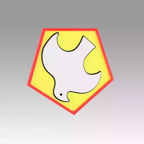 Peacemaker logo Emblem 3D print model