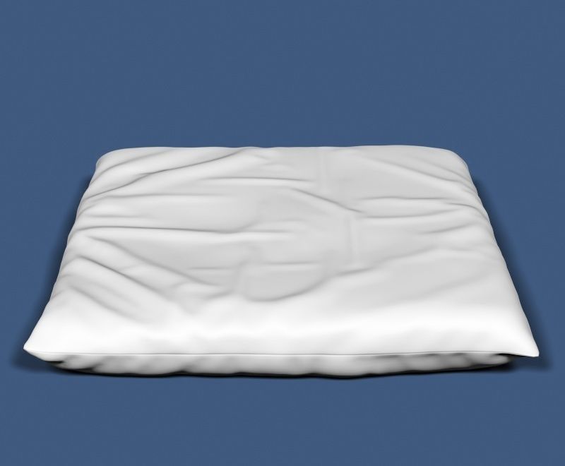 Sitting pillow 05 3D model_2