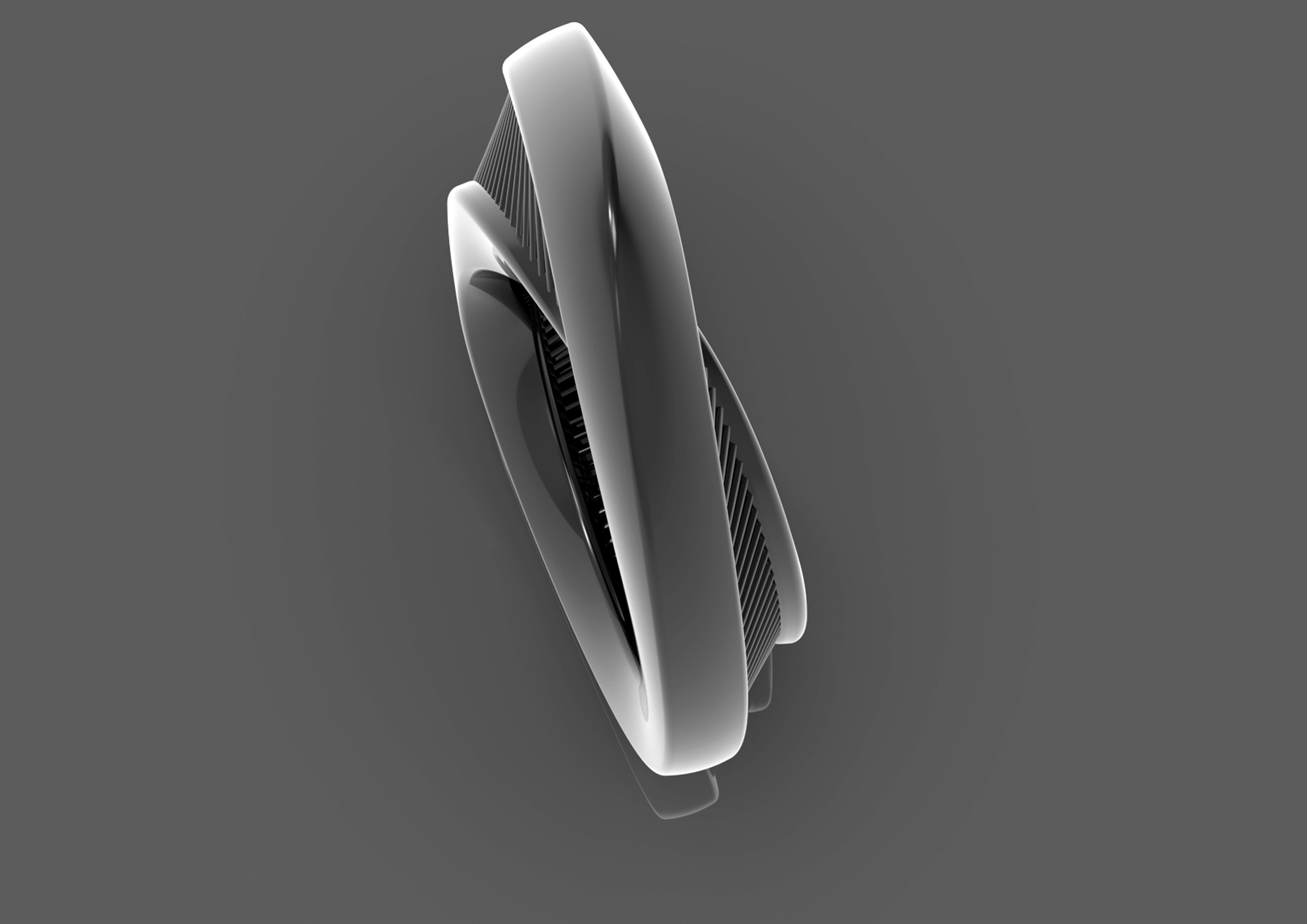 lockpad tear shaped ring 3D print model_2