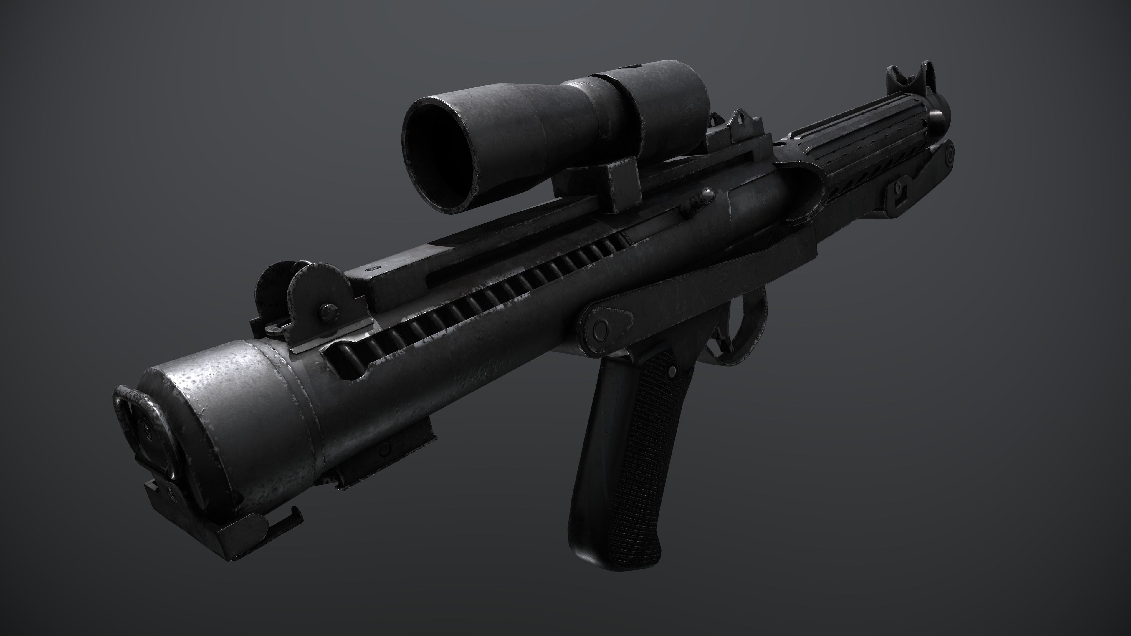 Star Wars E-11 Blaster 3D model_17