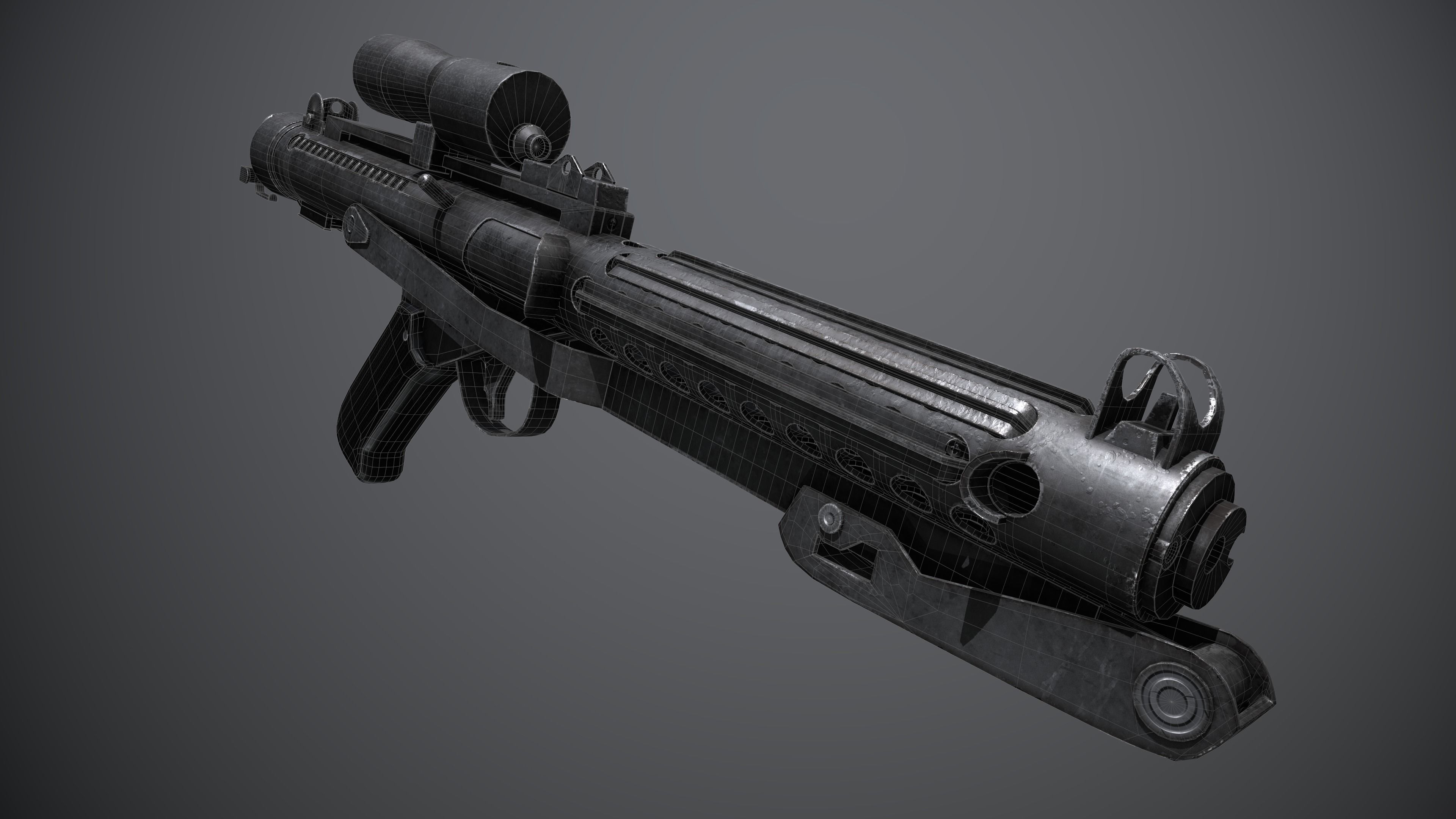 Star Wars E-11 Blaster 3D model_16