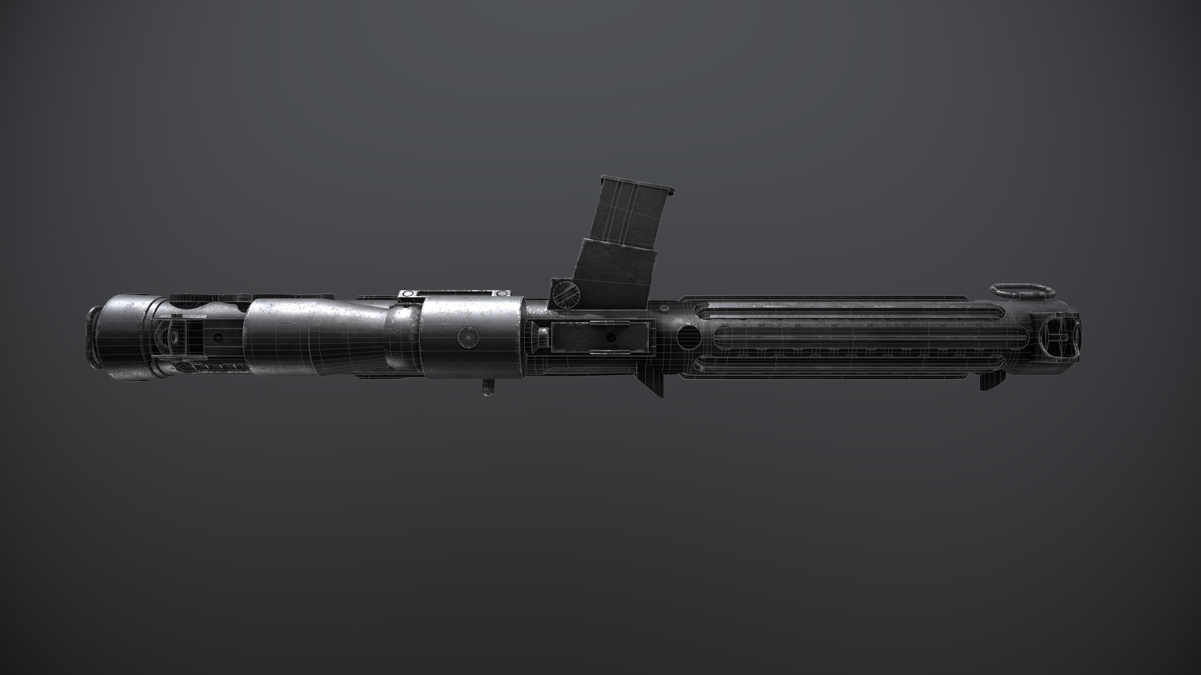 Star Wars E-11 Blaster 3D model_12