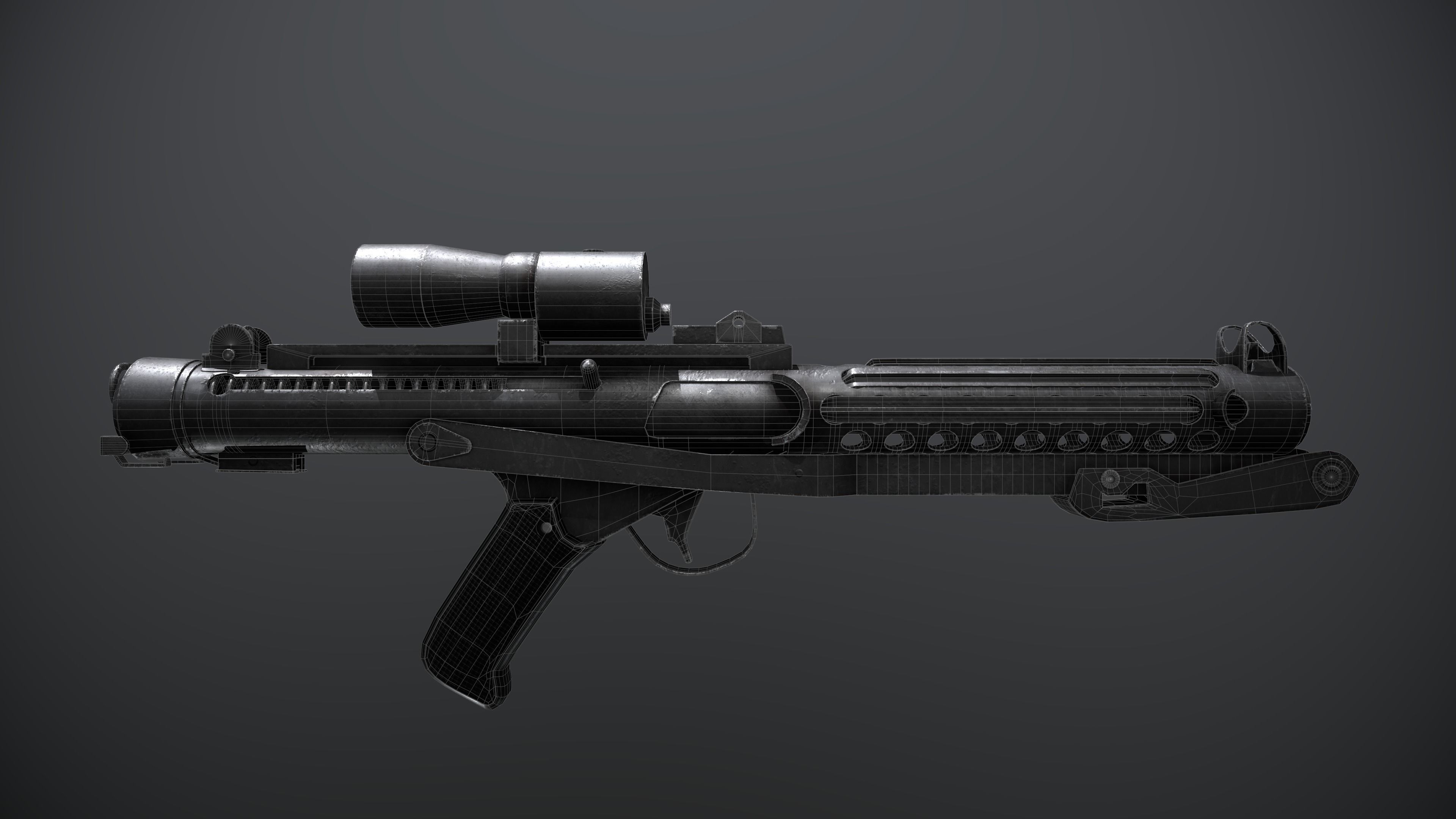 Star Wars E-11 Blaster 3D model_6