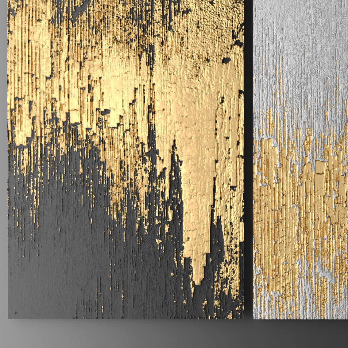 Panel painting 3D model 3D model_4