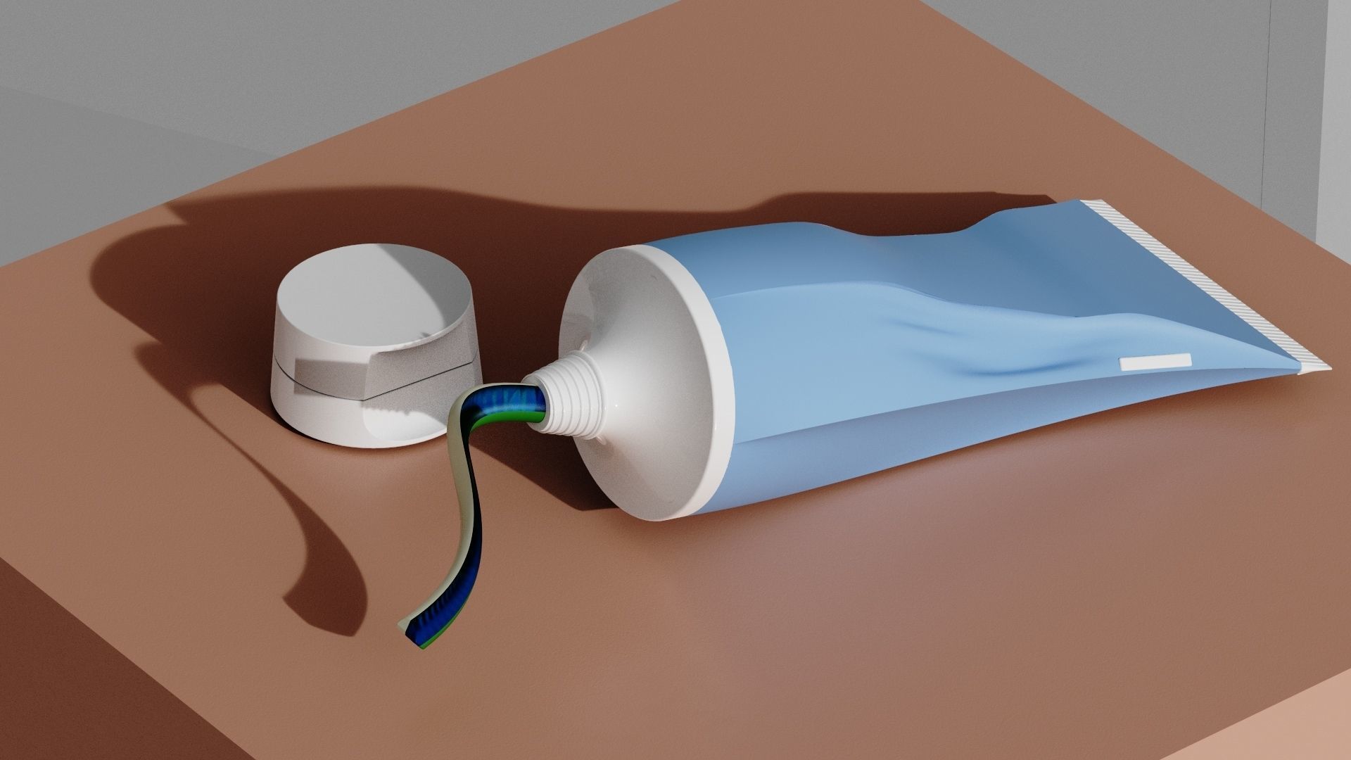 toothpaste packaging  3D model_3