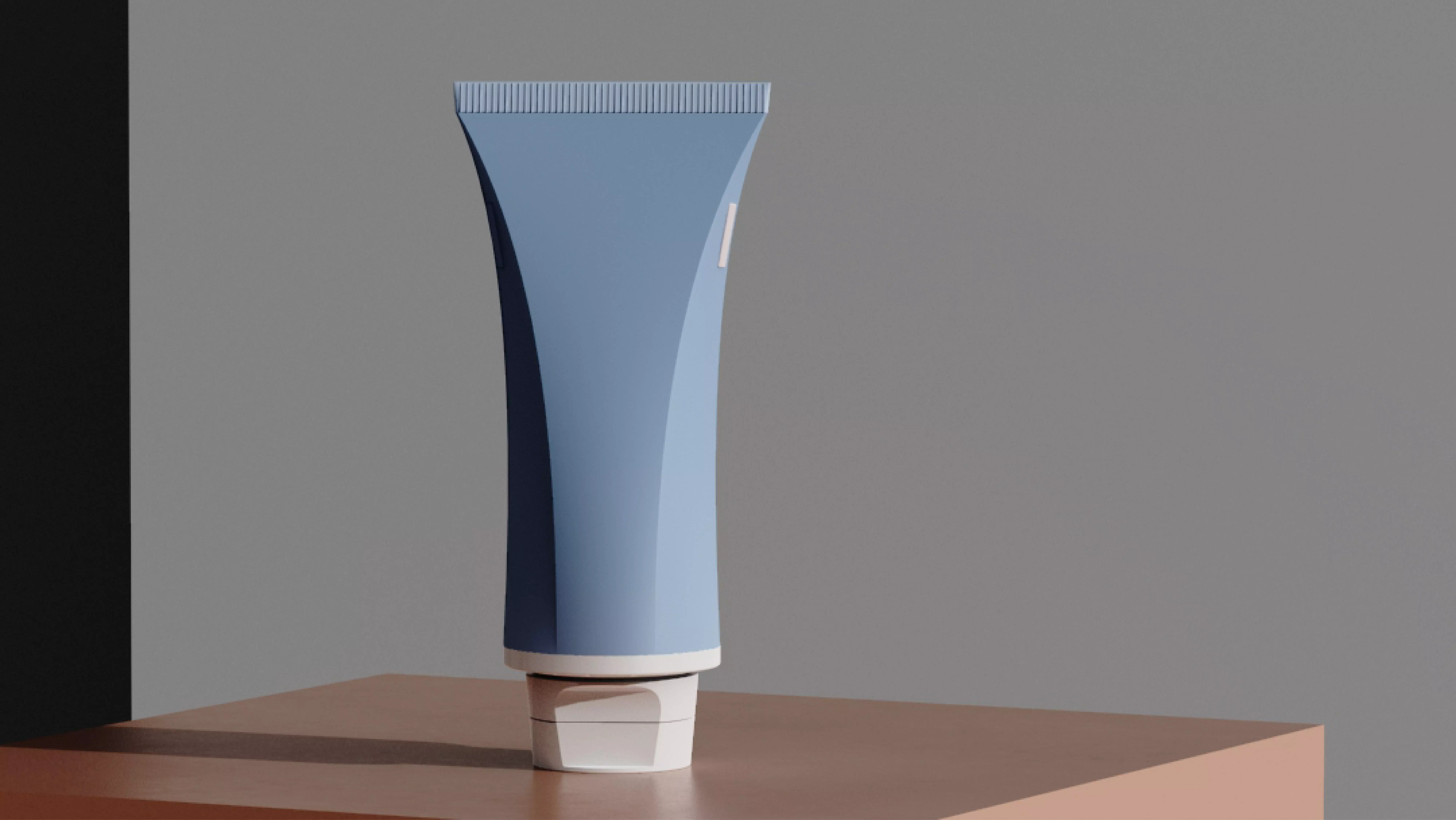toothpaste packaging  3D model_0
