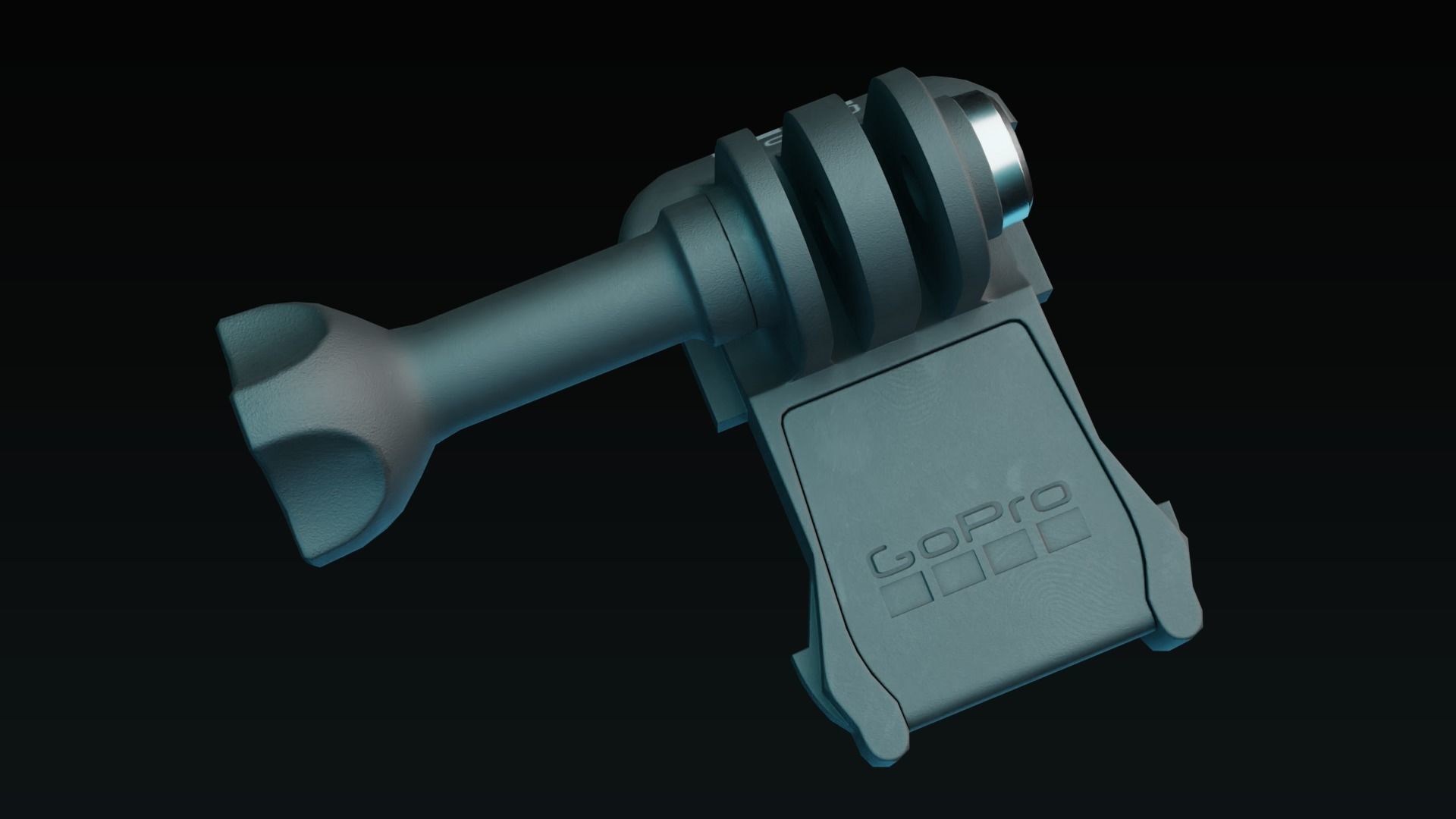 GoPro Hero 10 Low-poly 3D model_9