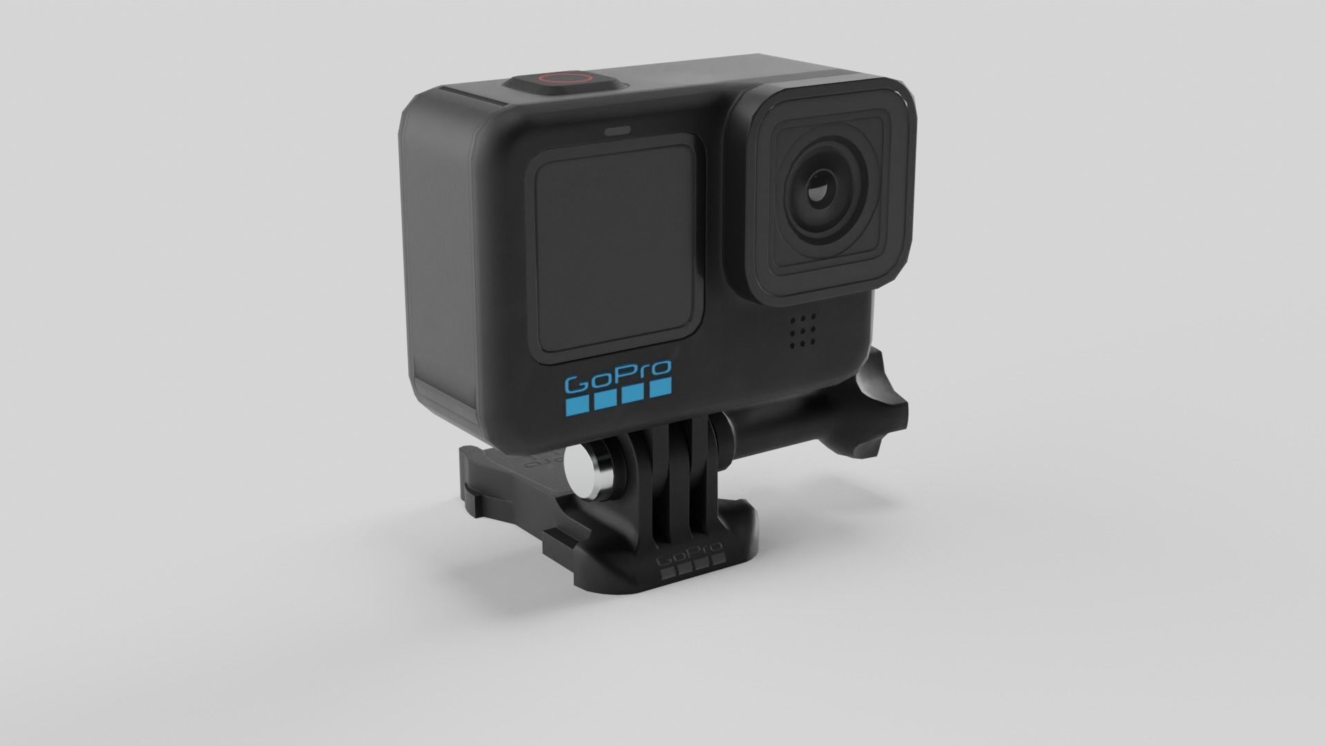GoPro Hero 10 Low-poly 3D model_12