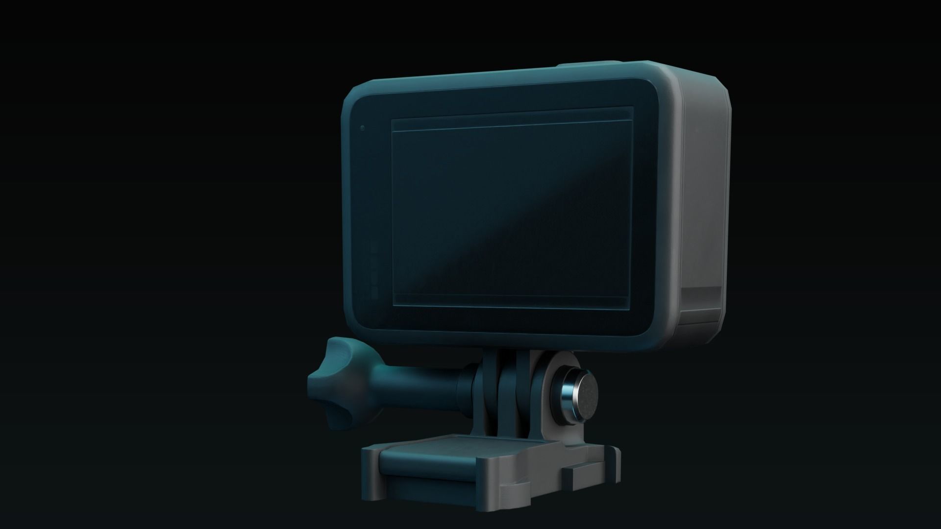 GoPro Hero 10 Low-poly 3D model_5