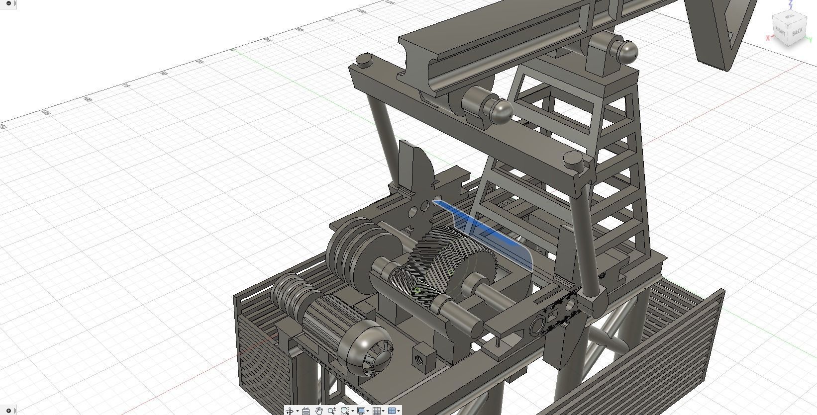 Rod submersible pump 3D print model_3
