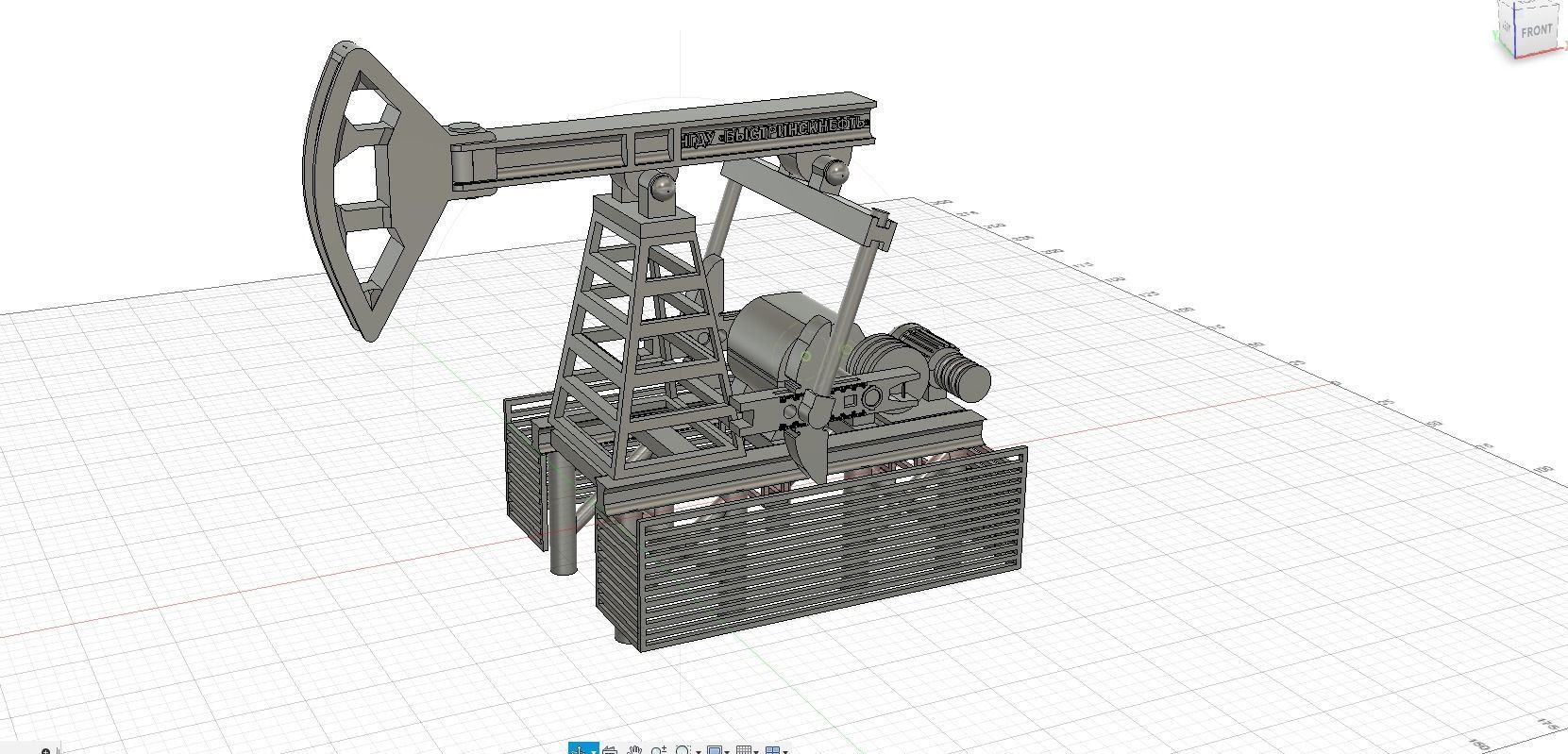 Rod submersible pump 3D print model_4
