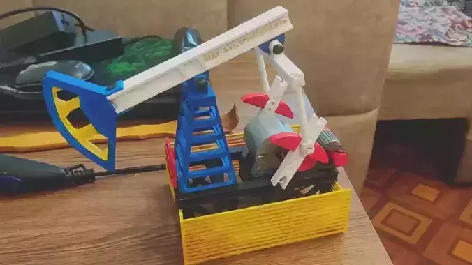 Rod submersible pump 3D print model