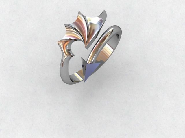 arrow ring 3D print model_1