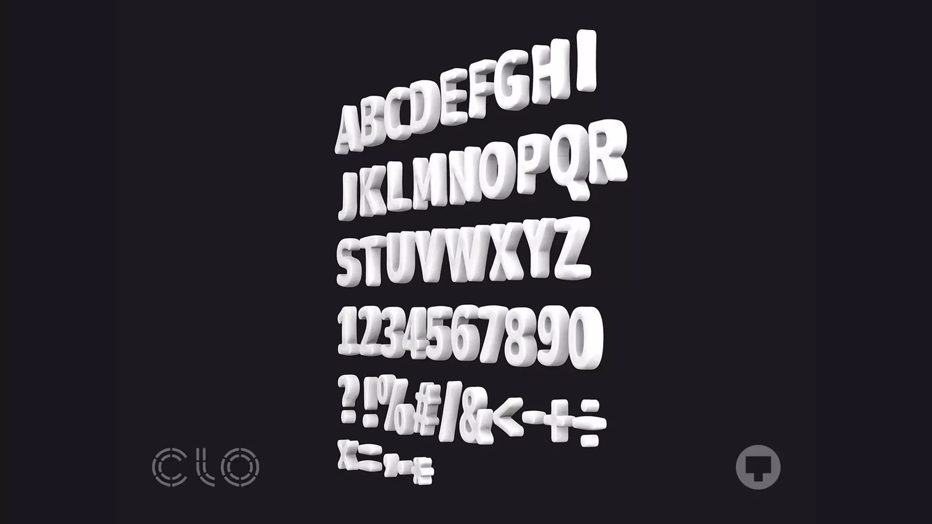 SEWN LETTERS clo 3d project 3D model_0