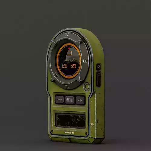 Cyberpunk GPS Tracker - Low Poly