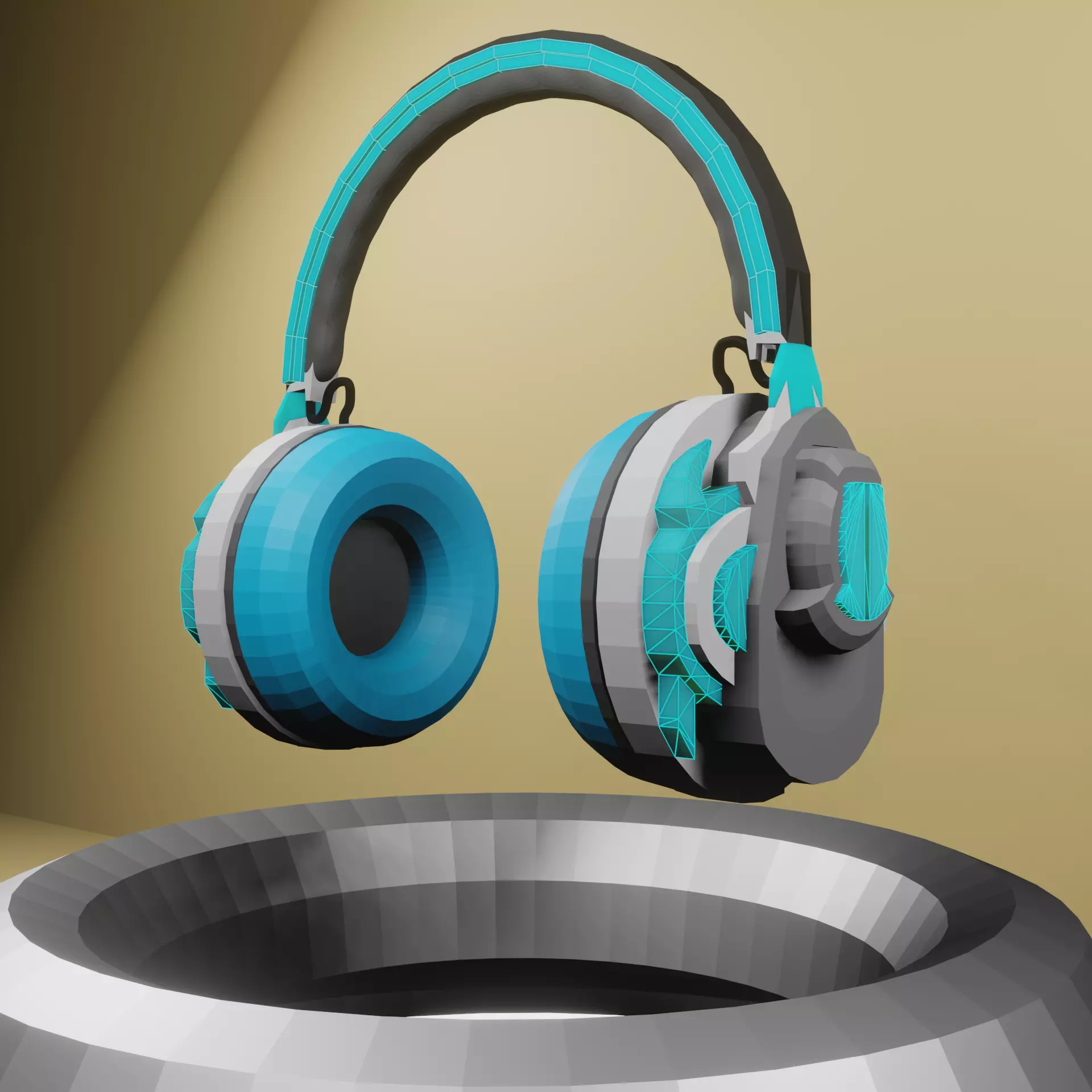 Headphones 3D model