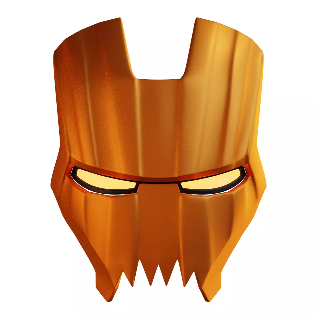 Ironman Mark 3 Faceplate Spooky Edition 3D print model_0