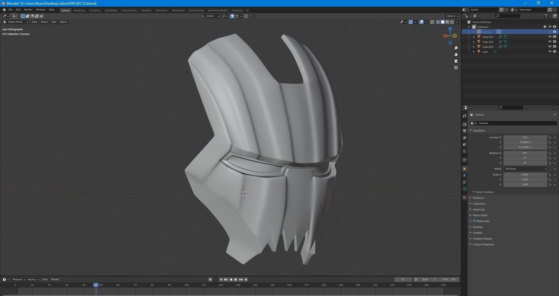 Ironman Mark 3 Faceplate Spooky Edition 3D print model_1