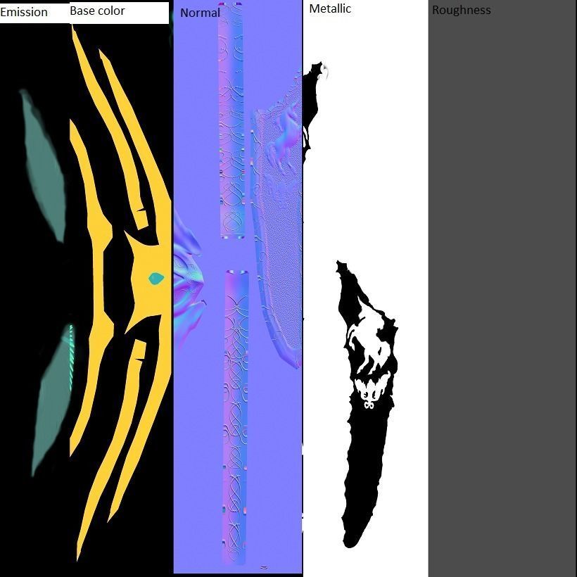 Elven archer Unity Low-poly 3D model_16