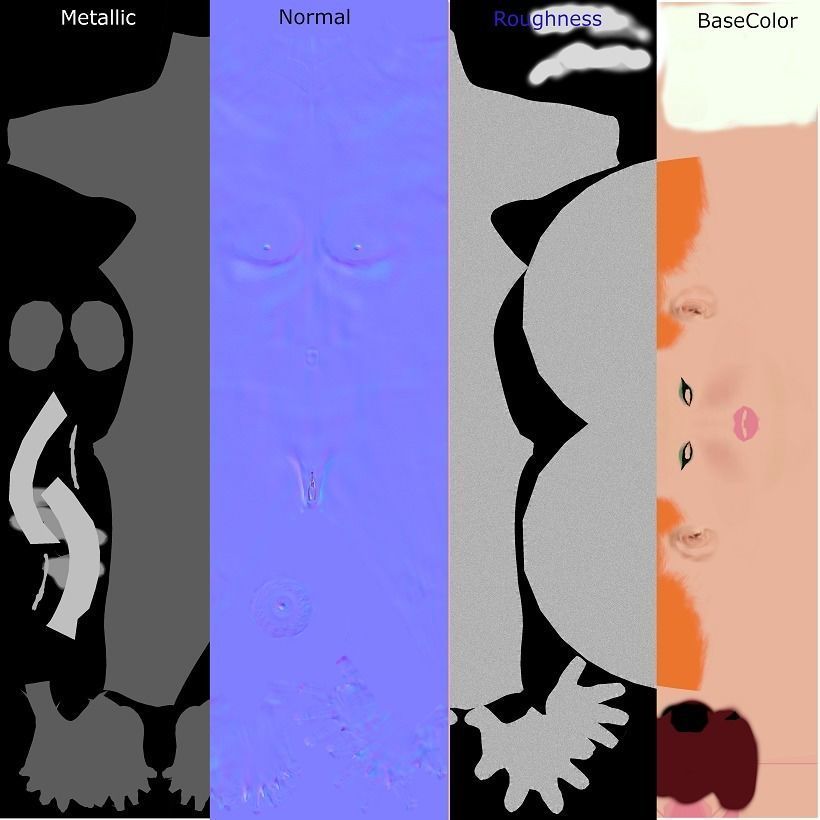 Elven archer Unity Low-poly 3D model_18