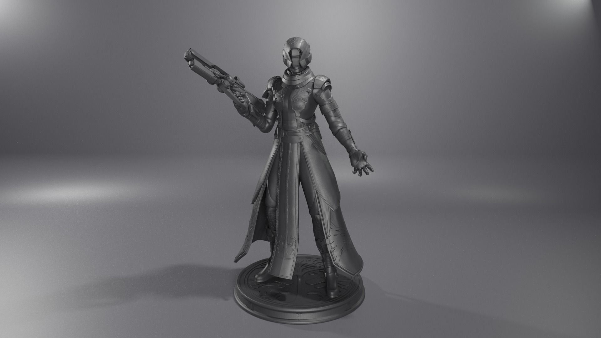 DESTINY - WARLOCK ARMOR IRON BANNER YEAR ONE 3D print model_10