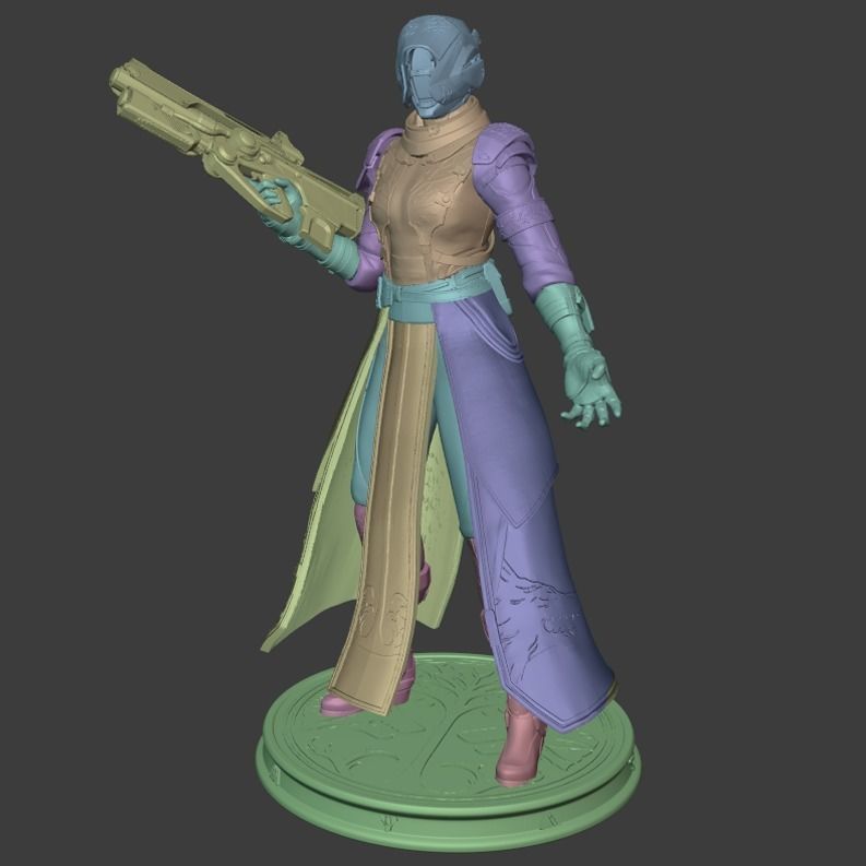 DESTINY - WARLOCK ARMOR IRON BANNER YEAR ONE 3D print model_6