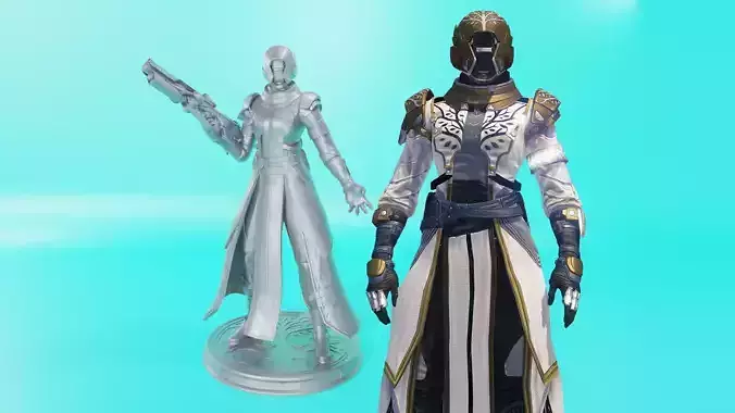 DESTINY - WARLOCK ARMOR IRON BANNER YEAR ONE 3D print model