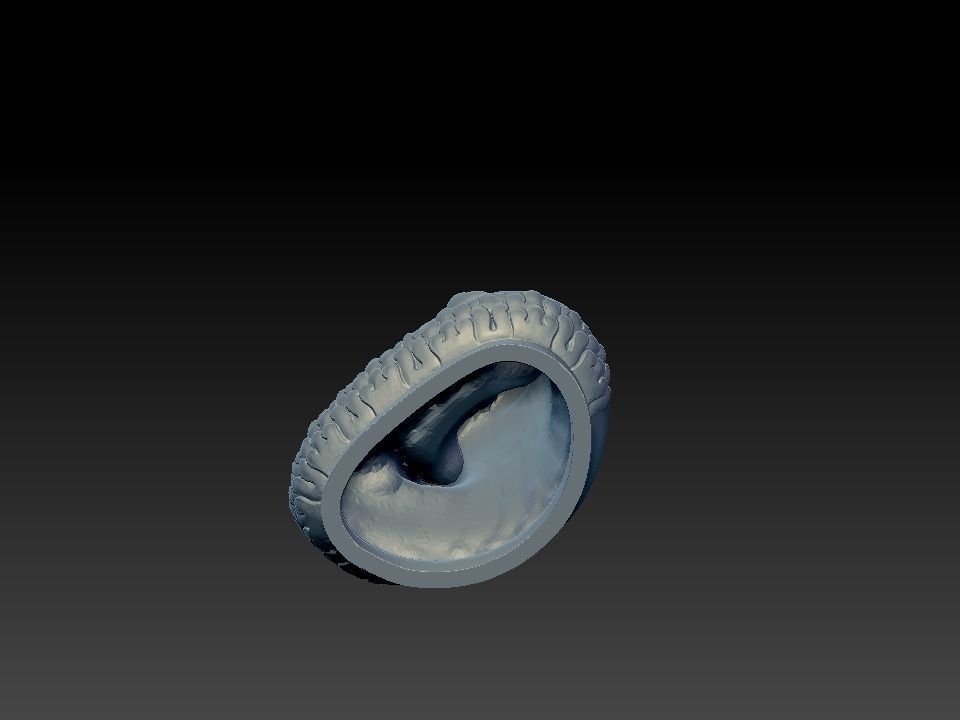 guru on buddha mudra 3D print model_4