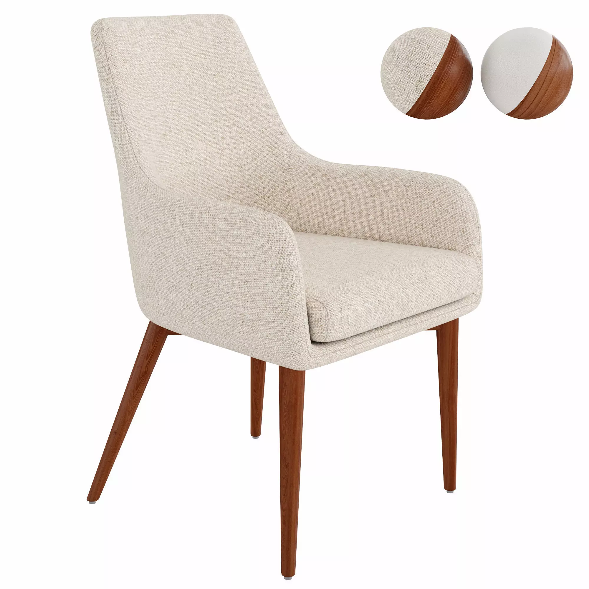 Armchair DC627-ARM 3D model_0