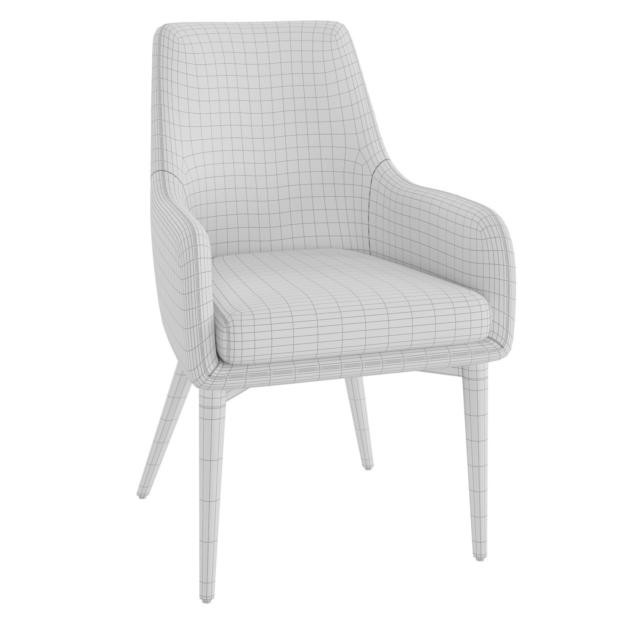 Armchair DC627-ARM 3D model_1