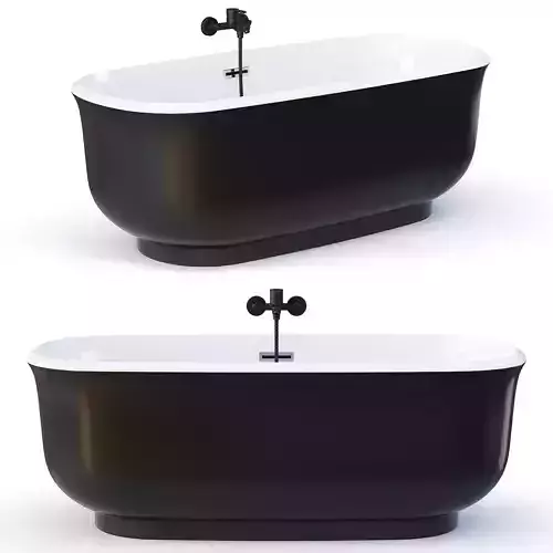 Freestanding Bath Black TESORO