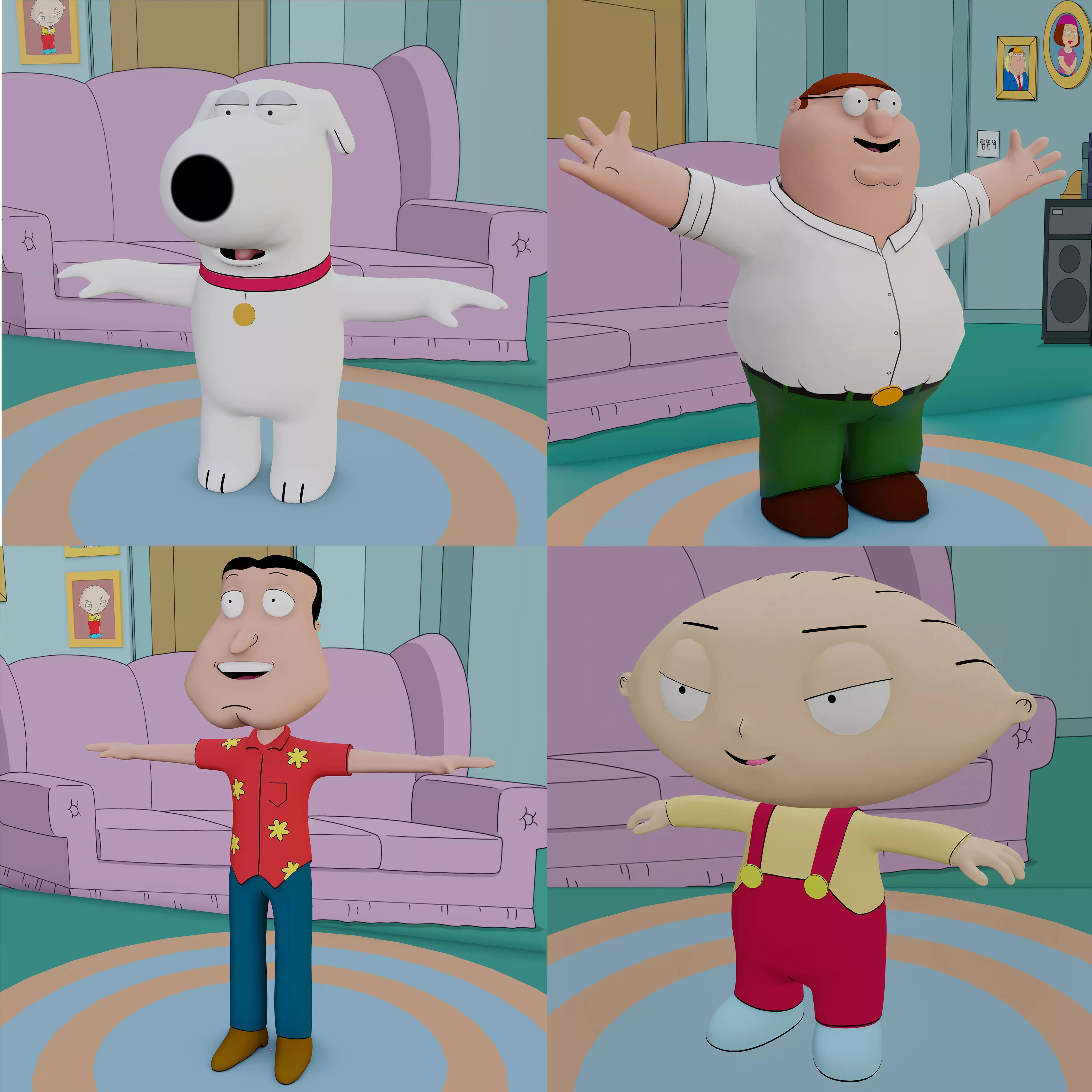 Family Guy Collection Rigged _0