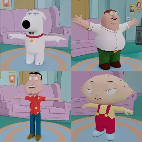 Family Guy Collection Rigged 