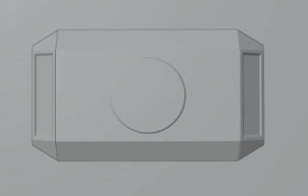 Low-poly Mjolnir thor hammer Low-poly 3D model_5