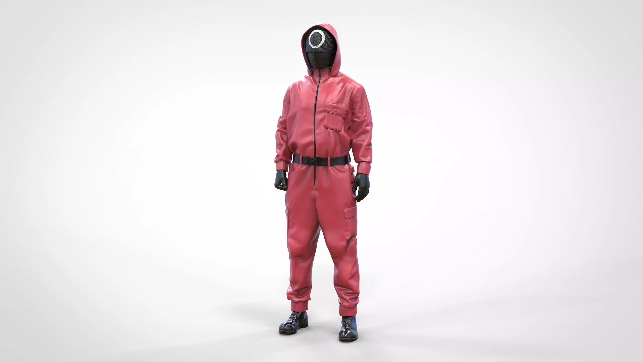 N1 Squid Game Pink Soldier 3D print model