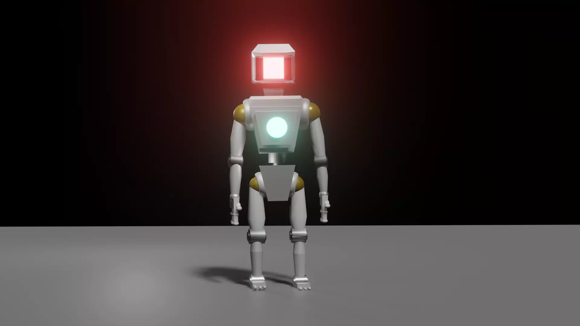 scifi robot 3D model
