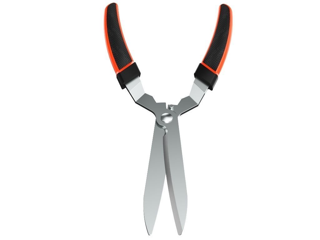 Hedge Shears 3D model_2