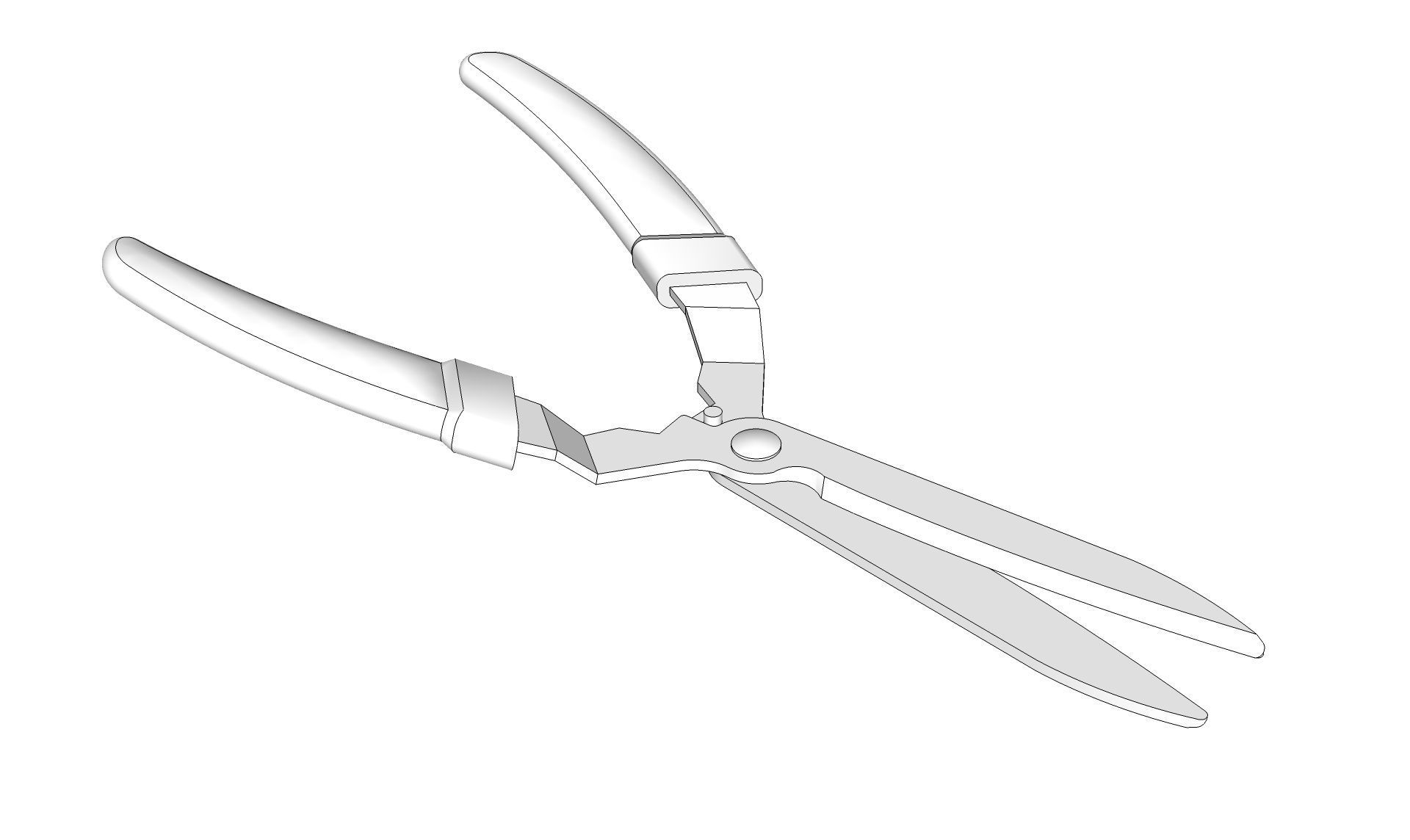 Hedge Shears 3D model_13