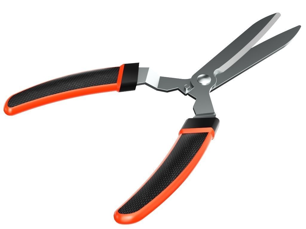 Hedge Shears 3D model_5