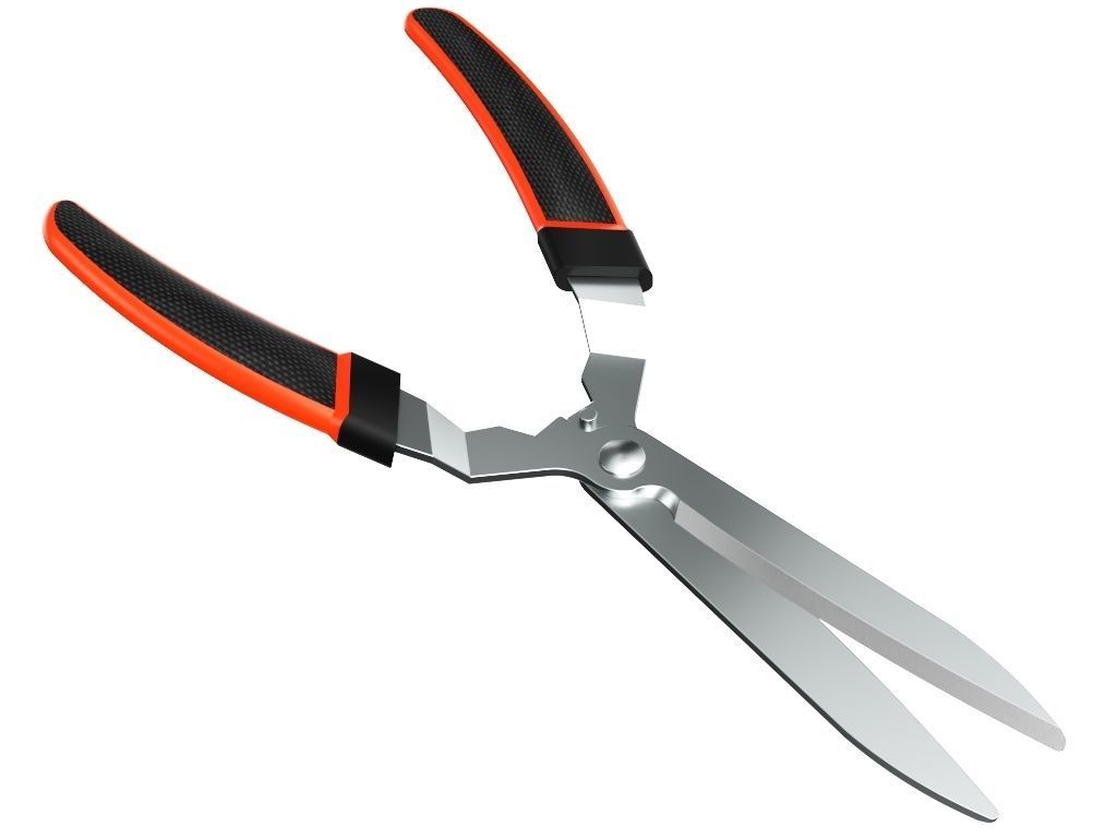Hedge Shears 3D model_3