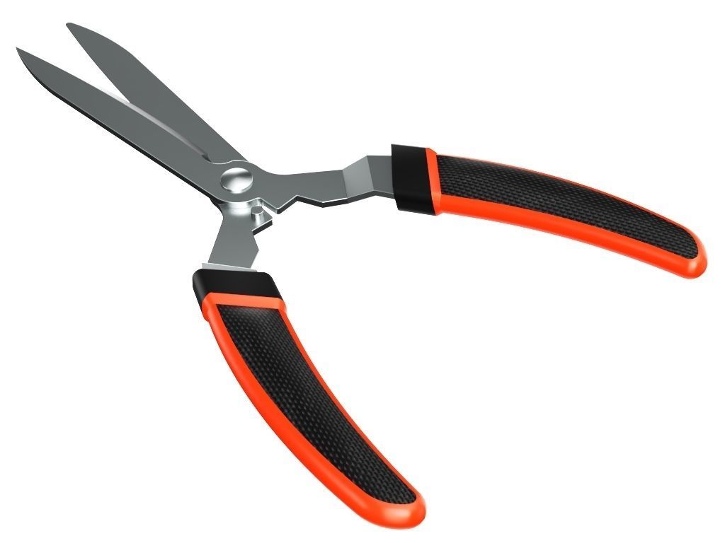 Hedge Shears 3D model_7