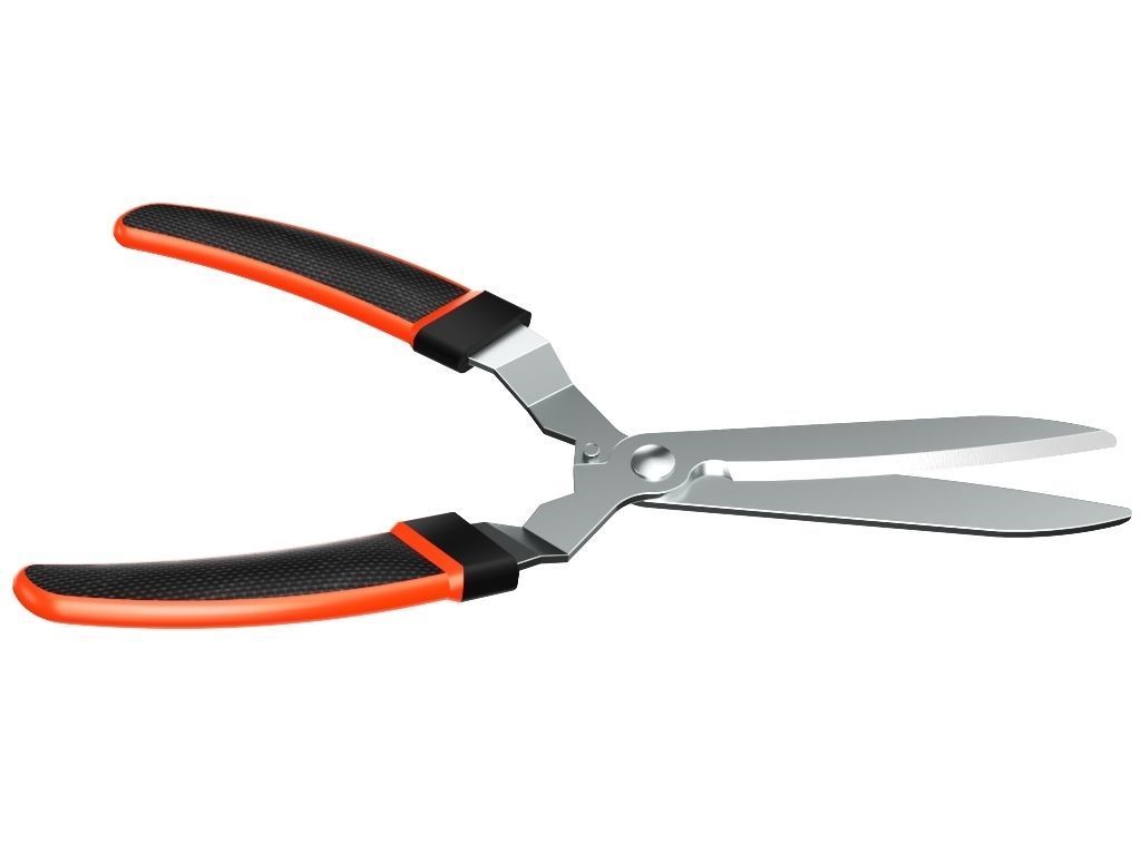 Hedge Shears 3D model_4