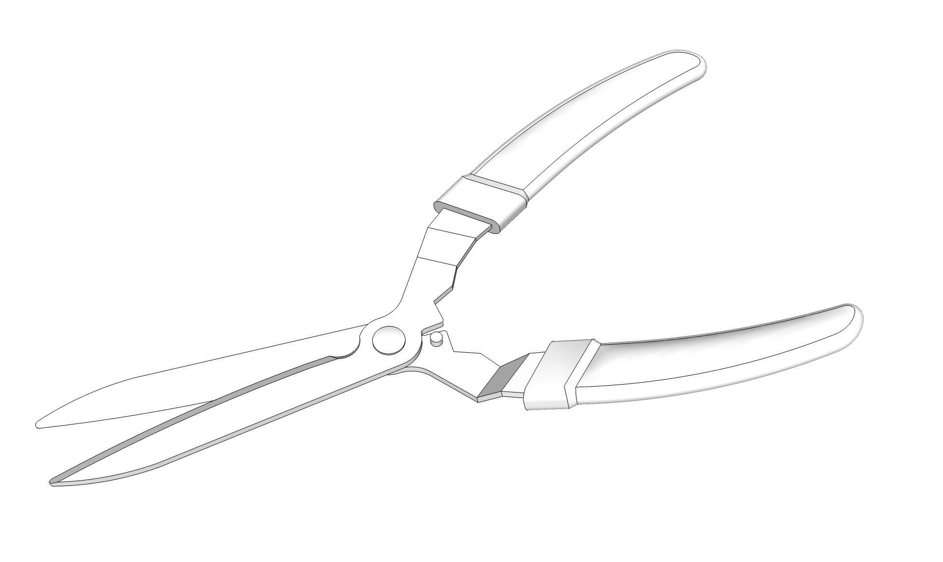 Hedge Shears 3D model_11