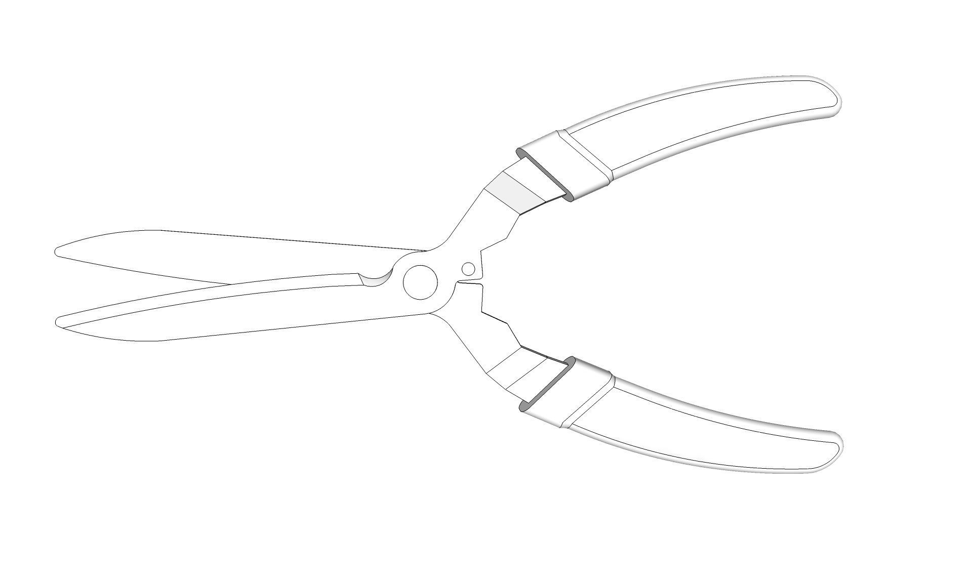 Hedge Shears 3D model_17