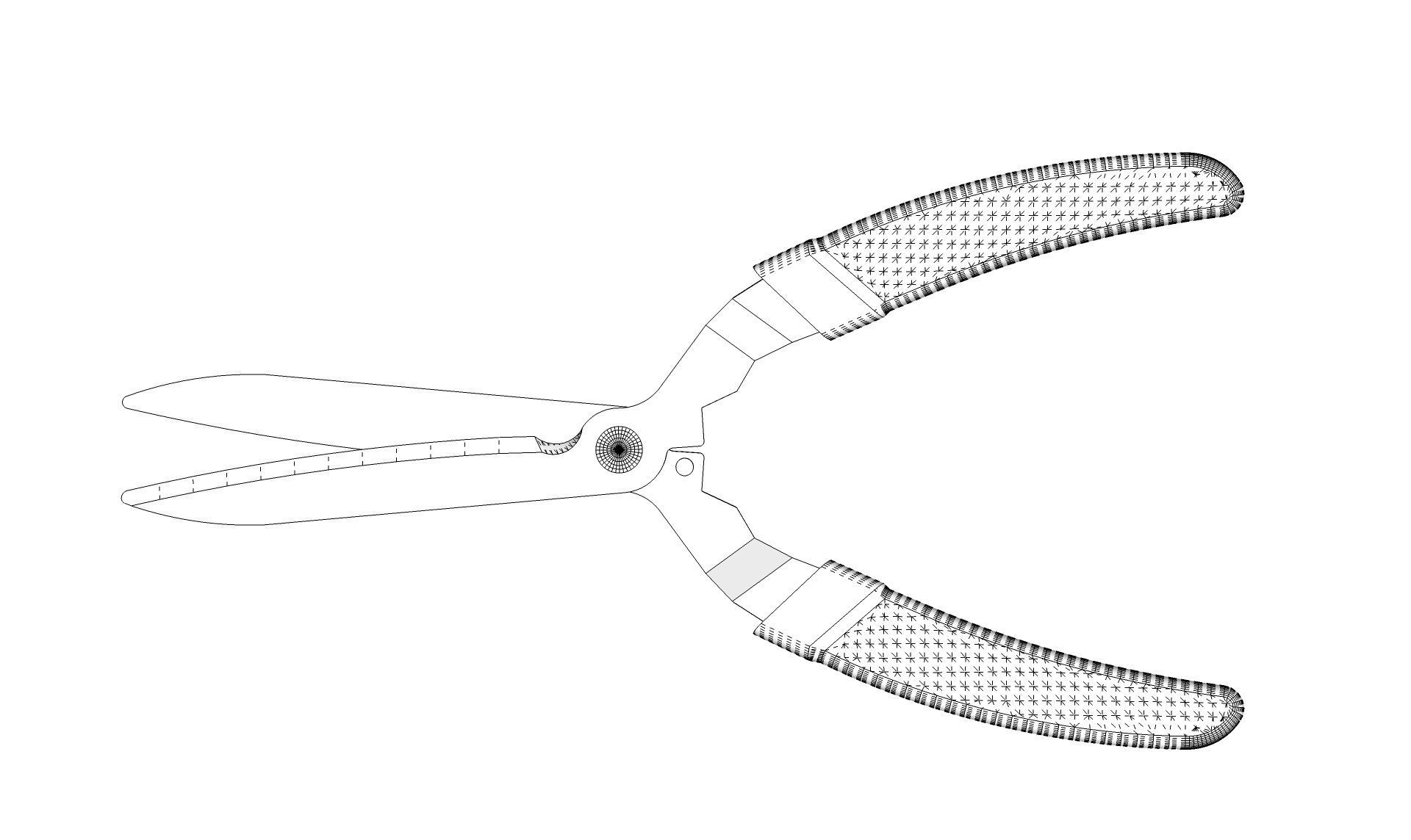 Hedge Shears 3D model_15